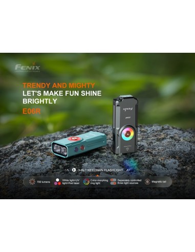 Linterna Fenix E06R (Color gris) - 700 lúmenes