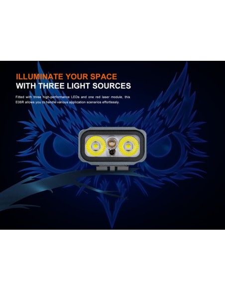 Linterna Fenix E06R (Color gris) - 700 lúmenes