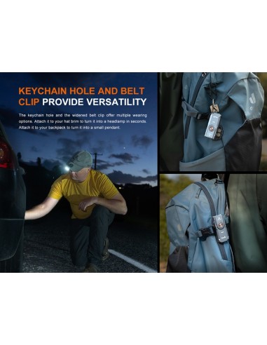 Linterna Fenix E06R (Color gris) - 700 lúmenes