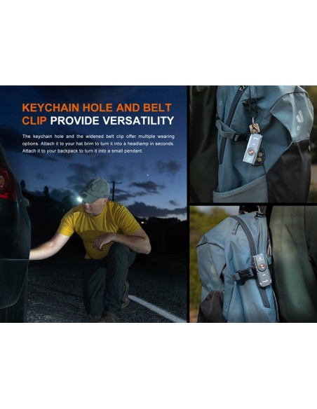 Linterna Fenix E06R (Color gris) - 700 lúmenes