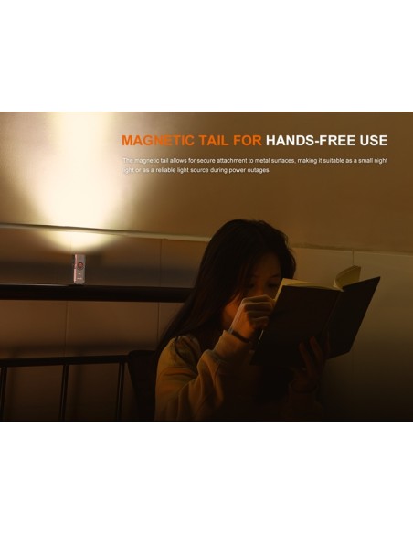 Linterna Fenix E06R (Color gris) - 700 lúmenes