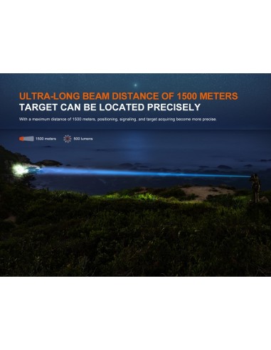 Linterna táctica Fénix TK30R - 500 lúmenes