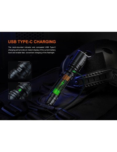 Linterna táctica Fénix TK30R - 500 lúmenes