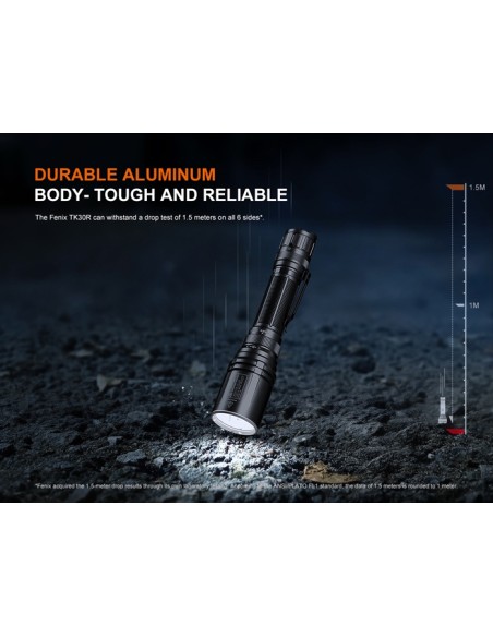 Linterna táctica Fénix TK30R - 500 lúmenes