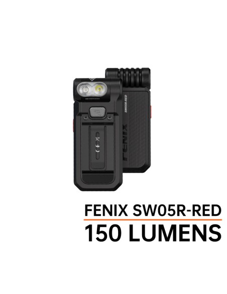 Linterna multiusos Fenix SW05R-RED - 150 lúmenes