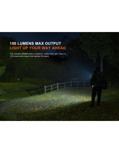 Linterna multiusos Fenix SW05R-RED - 150 lúmenes