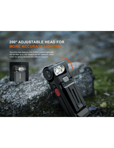 Linterna multiusos Fenix SW05R-RED - 150 lúmenes