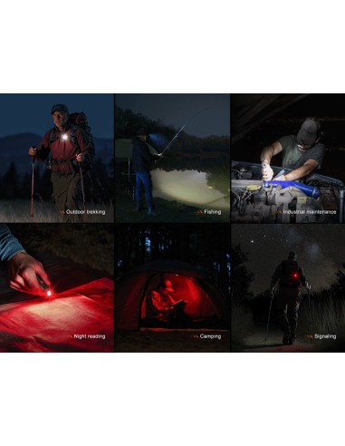 Linterna multiusos Fenix SW05R-RED - 150 lúmenes