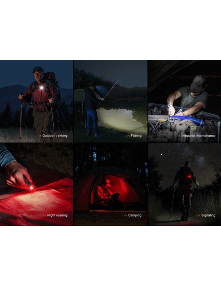 Linterna multiusos Fenix SW05R-RED - 150 lúmenes