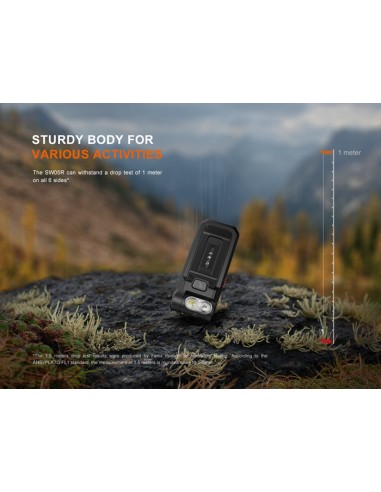 Linterna multiusos Fenix SW05R-RED - 150 lúmenes