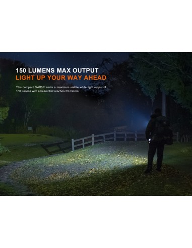 Linterna multiusos Fenix SW05R-UV - 150 lúmenes