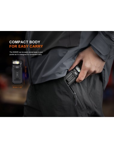 Linterna multiusos Fenix SW05R-UV - 150 lúmenes