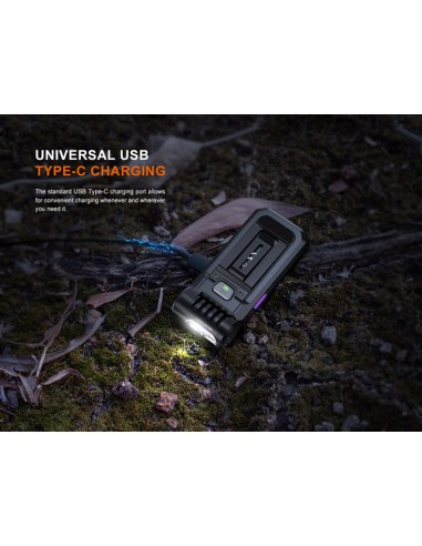 Linterna multiusos Fenix SW05R-UV - 150 lúmenes