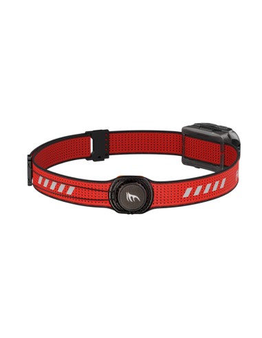 Frontal Fenix HL18R-T V2.0 Color Rojo - 800 lumenes. Recargable para Trailrunning