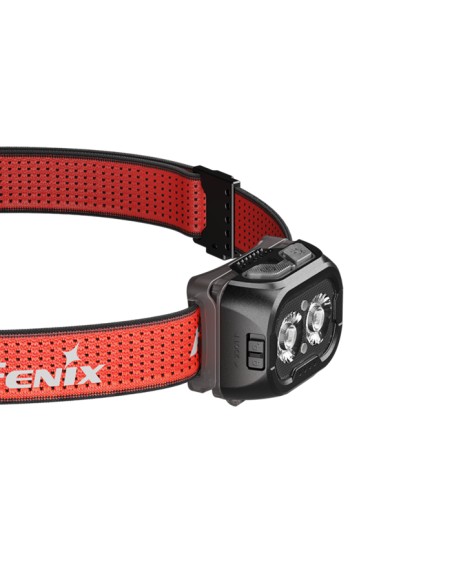 Frontal Fenix HL18R-T V2.0 Color Rojo - 800 lumenes. Recargable para Trailrunning