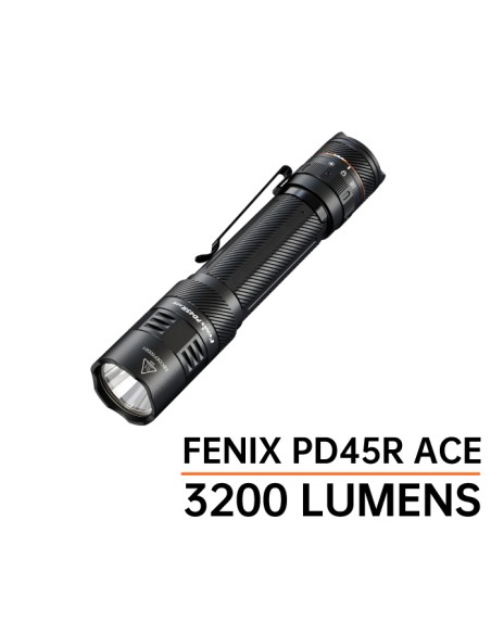 Fénix PD45R ACE - 3200 lúmenes - Linterna táctica multimodal