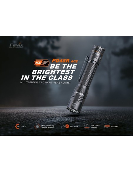 Fénix PD45R ACE - 3200 lúmenes - Linterna táctica multimodal