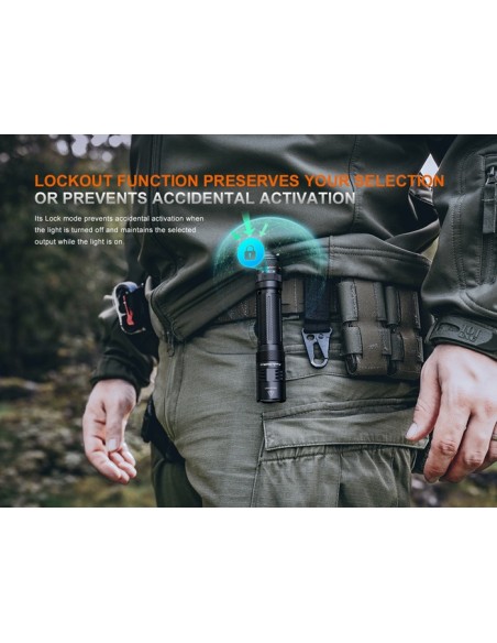 Fénix PD45R ACE - 3200 lúmenes - Linterna táctica multimodal