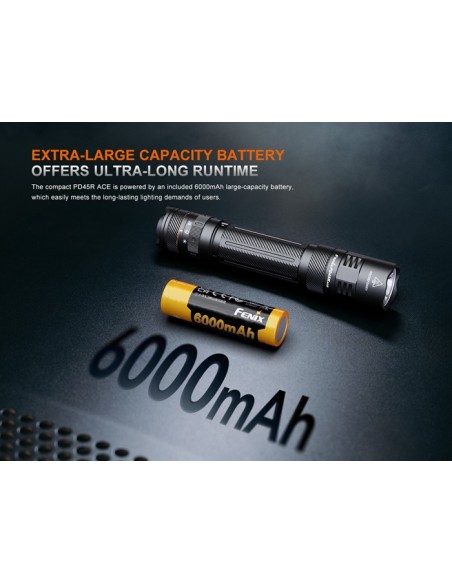 Fénix PD45R ACE - 3200 lúmenes - Linterna táctica multimodal