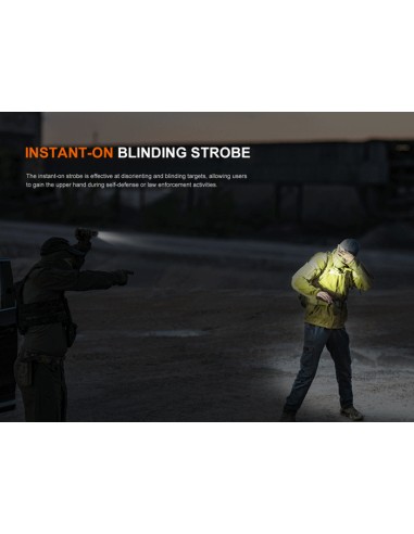 Linterna táctica Fénix TK17 - 3600 lúmenes con doble interruptor