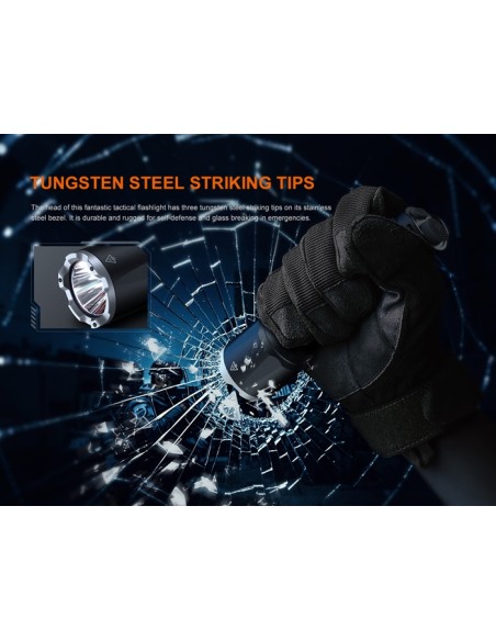 Linterna táctica Fénix TK17 - 3600 lúmenes con doble interruptor