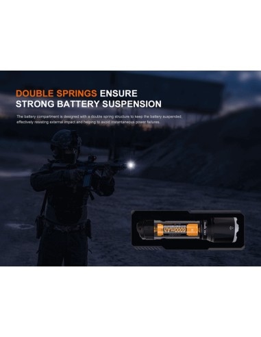 Linterna táctica Fénix TK17 - 3600 lúmenes con doble interruptor