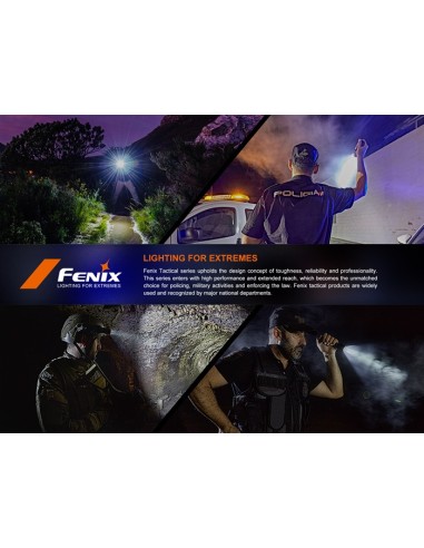 Linterna táctica Fénix TK17 - 3600 lúmenes con doble interruptor