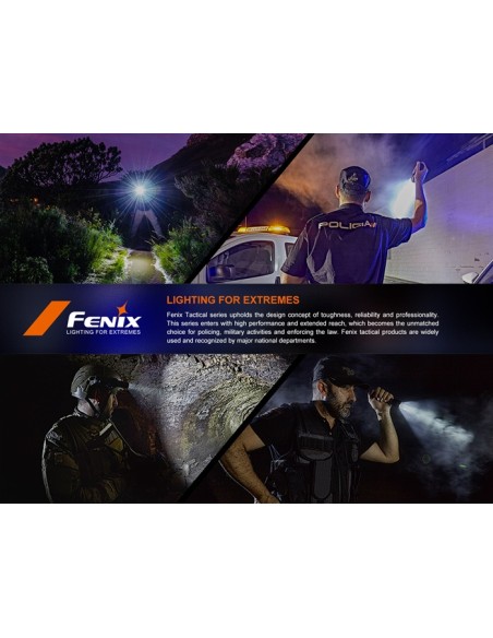 Linterna táctica Fénix TK17 - 3600 lúmenes con doble interruptor