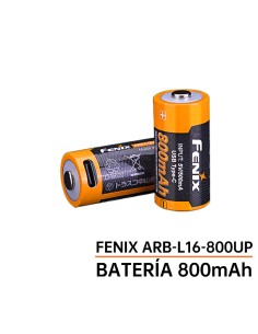 Batería Fenix ARB-L16-800UP - 800 mAh Recargable USB Tipo C