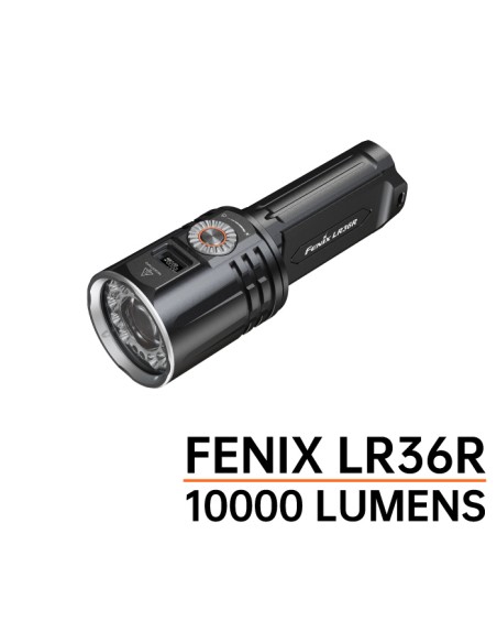 Linterna Fénix LR36R Super Brillante - 10.000 lúmenes