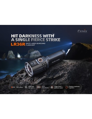 Linterna Fénix LR36R Super Brillante - 10.000 lúmenes