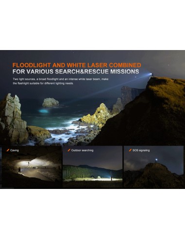 Linterna Fénix LR36R Super Brillante - 10.000 lúmenes