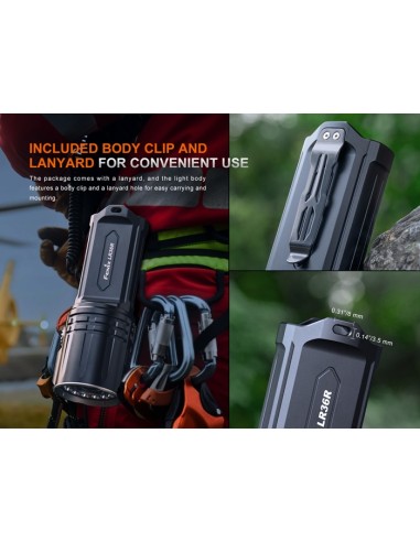 Linterna Fénix LR36R Super Brillante - 10.000 lúmenes