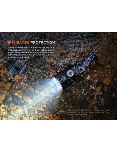 Linterna Fénix LR36R Super Brillante - 10.000 lúmenes