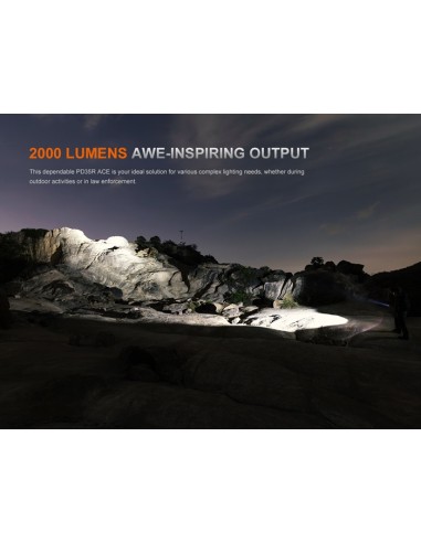 Fénix PD35R ACE - 20000 lúmenes - Linterna táctica multimodal