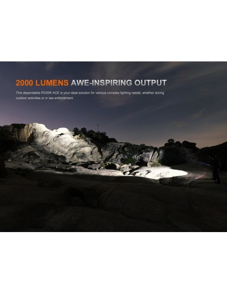 Fénix PD35R ACE - 20000 lúmenes - Linterna táctica multimodal