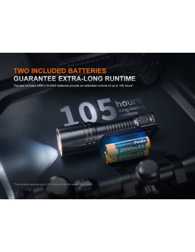 Linterna táctica Fénix TK35R - 5800 lúmenes con luz UV - Recargable USB Tipo C