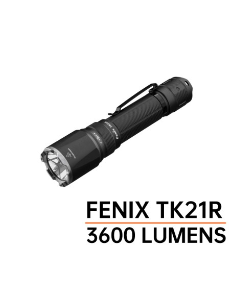 Linterna táctica Fénix TK21R - 3600 lúmenes con doble interruptor