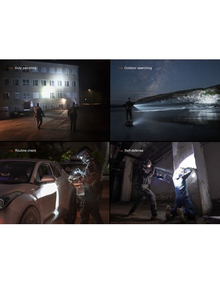 Linterna táctica Fénix TK21R - 3600 lúmenes con doble interruptor