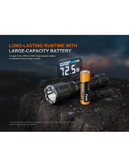 Linterna táctica Fénix TK21R - 3600 lúmenes con doble interruptor