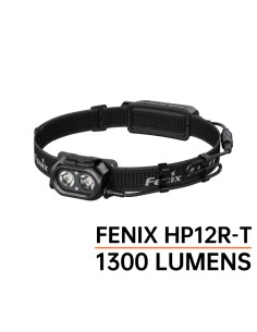 Linterna frontal Fénix HP12R-T Negra - 1300 lúmenes