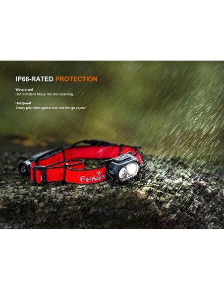 Linterna frontal Fénix HP12R-T Roja - 1300 lúmenes