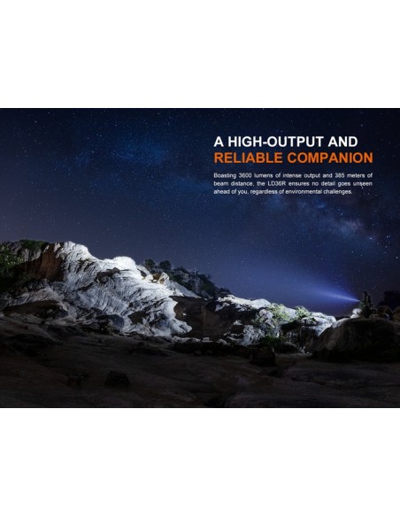 Linterna Multicolor Fénix LD36R - 3600 lúmenes