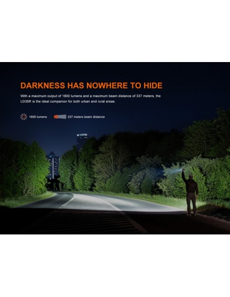 Linterna Multicolor Fénix LD35R - 1800 lúmenes