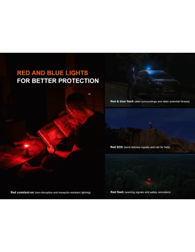 Linterna Multicolor Fénix LD35R - 1800 lúmenes