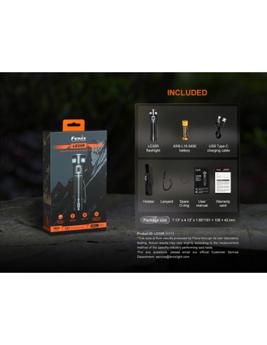 Linterna Multicolor Fénix LD35R - 1800 lúmenes