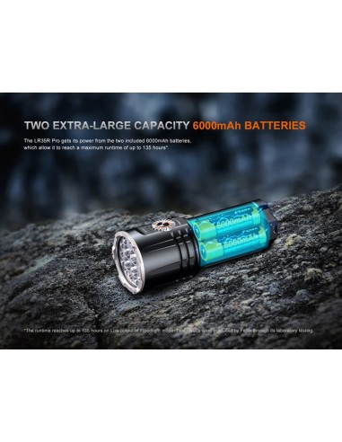 Linterna Fénix LR35R PRO - 10.000 lúmenes (Color negro)