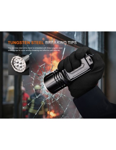 Linterna Fénix LR35R PRO - 10.000 lúmenes (Color negro)