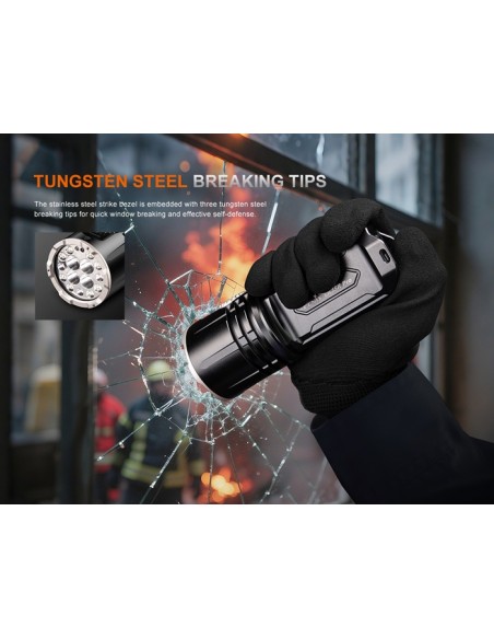 Linterna Fénix LR35R PRO - 10.000 lúmenes (Color negro)