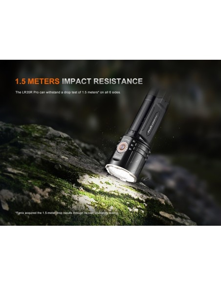 Linterna Fénix LR35R PRO - 10.000 lúmenes (Color negro)